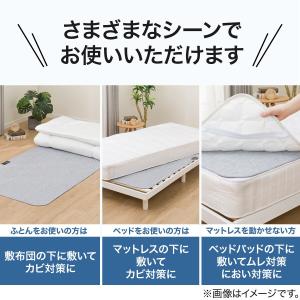 珪藻土・備長炭入り洗える除湿シート セミダブル...の詳細画像5
