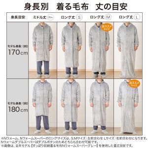 すっぽり収納 着る毛布(NウォームWSPフード...の詳細画像4