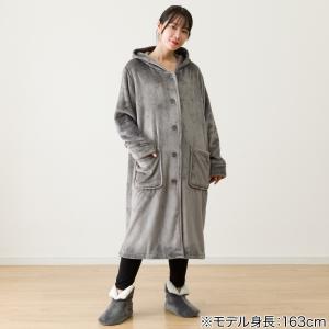 すっぽり収納 着る毛布(NウォームWSPフード...の詳細画像5