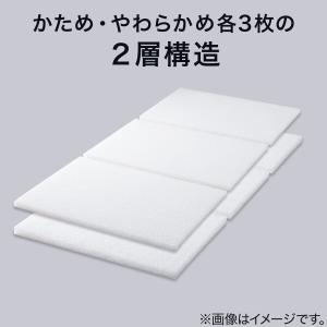 通気性の良い敷布団 シングル(Nブレス プラス...の詳細画像3