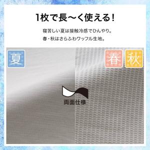 両面使える ひんやりケット シングル(Nクール...の詳細画像3