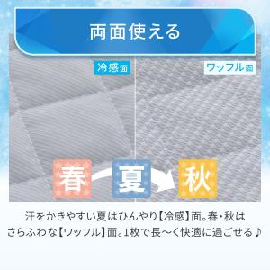 両面使える 敷パッド シングル( Nクール ブ...の詳細画像5