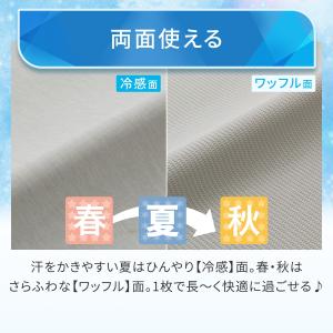 両面使える ひんやりケット シングル(Nクール...の詳細画像5