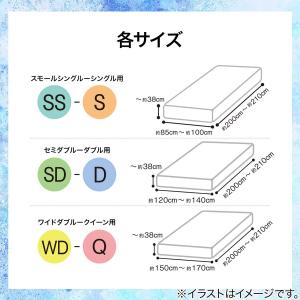 ぴったりフィット マルチすっぽりシーツ セミシ...の詳細画像4