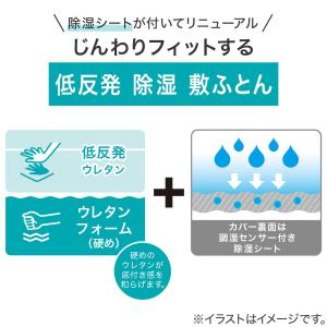 敷布団 低反発 じんわりフィット シングル (...の詳細画像2