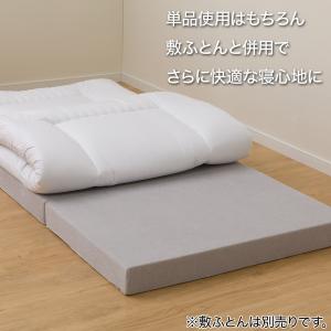 【日本製】 高反発 3つ折りマットレス 厚さ1...の詳細画像1