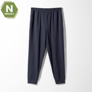 MENS 着るだけで疲労回復リカバリーウェア ルームパンツ ロング丈(Nミラク ネイビー L) ニトリ