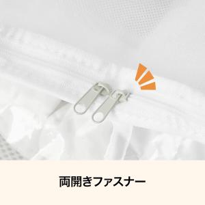 取っ手付き 布団収納袋 M (ホワイト BR2...の詳細画像2