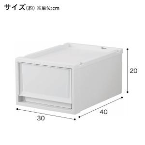 収納ケース フィッツケース奥行40cm(幅30...の詳細画像1