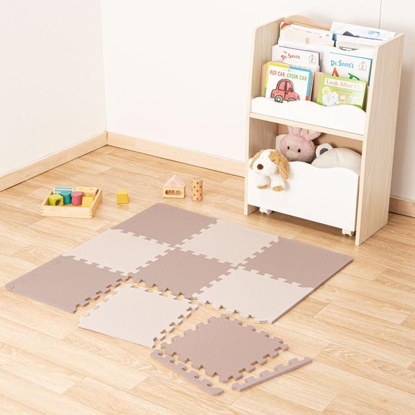 Nパズルマット9枚 ローズ フチ付き(VR01-N) デコホーム ニトリ