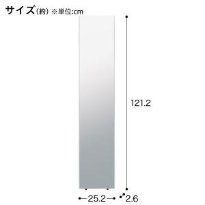 マグネット付き 割れない軽量フィルムミラー (...の詳細画像1