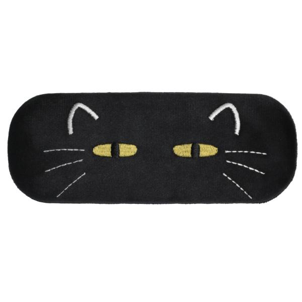 メガネケース(デコネコ24 ブラック) デコホーム ニトリ