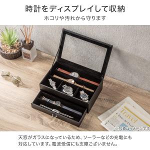 時計コレクションケース(ブラック NH28) ニトリの詳細画像1