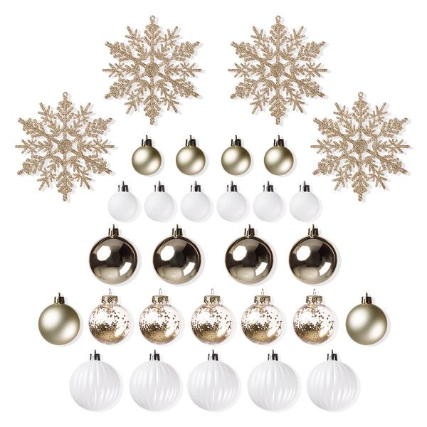 ボールオーナメント(30P ゴールド Dn5CB) デコホーム ニトリ