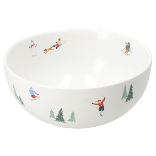 ラウンドボウル スキーヤー柄(15cm) ニトリ