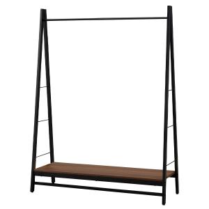 ニトリ（NITORI） ハンガーラックセット(Nステイン1880BR/追加引出し