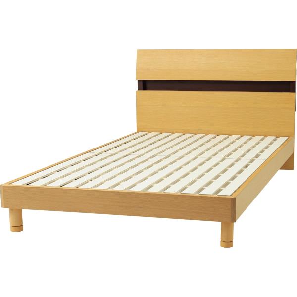 ベッド セミダブルすのこベッドフレーム(コスモ/NA)床板の高さ調整ができる ニトリ