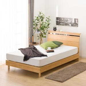 ニトリ（NITORI） ベッド セミダブル フラップ扉式フロアベッド