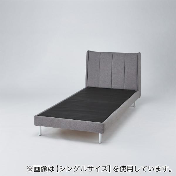 セミダブルベッドフレーム ASM001 GY(Living in Comfort) 布 ニトリ