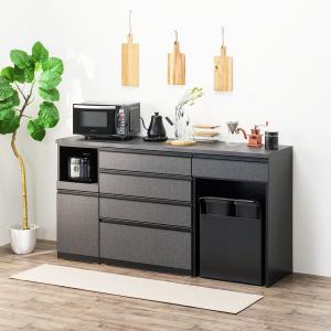 ニトリ キッチンカウンター(ダストワゴン付き リガーレ180CT BK ニトリ キッチンカウンター(ダストワゴン付き リガーレ180CT BK