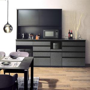 ニトリ 幅120cm キッチンボード（上置き・ダストワゴン付き リガーレ