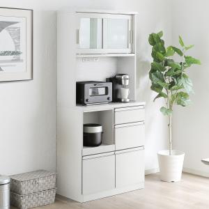 ニトリ（NITORI） 半透明ガラスのキッチンボード (幅80cm GY) : ニトリ