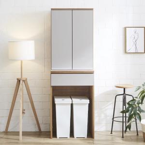 ニトリ（NITORI） 幅80 キッチンボード(上置き付き リガーレ80KB WH