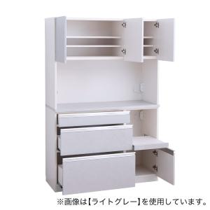 石目柄キッチンボード (幅120cm ダークグ...の詳細画像2