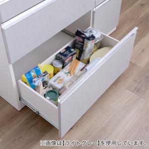 石目柄キッチンボード (幅120cm ダークグ...の詳細画像5