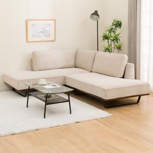 ニトリ（NITORI） 布張りカウチソファ(RJ001 BE) : ニトリ Yahoo!店