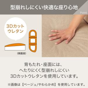 3人掛け布張りソファ(Nポケット BS12 H...の詳細画像5