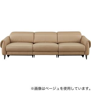 3人掛けワイドソファ 本革(一部合成皮革)タイ...の詳細画像3