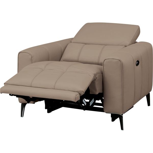 1人掛け電動リクライニングソファ(LS05 革 NW MMO) ニトリ