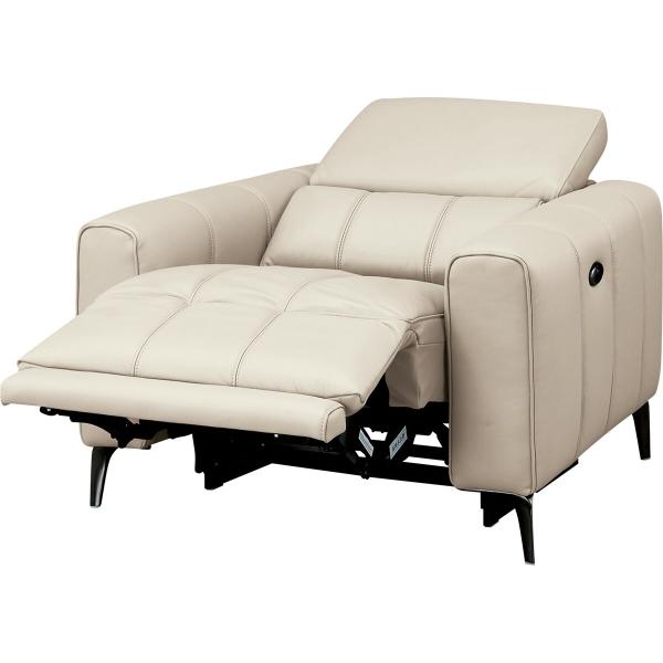 1人掛け電動リクライニングソファ(LS05 革 NW LMO) ニトリ