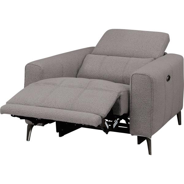 布張り1人掛け電動リクライニングソファ(LS05 TER GY) ニトリ