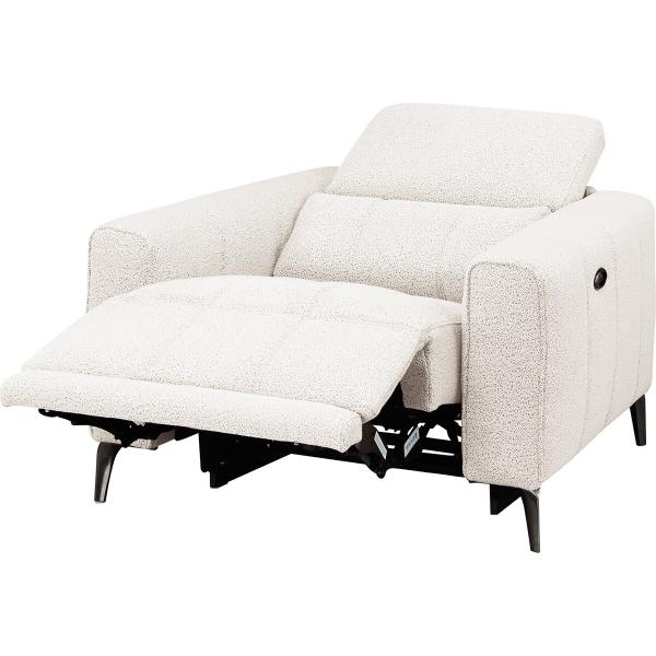 布張り1人掛け電動リクライニングソファ(LS05 TER WH) ニトリ