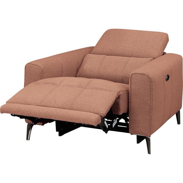 布張り1人掛け電動リクライニングソファ(LS05 TER OR) ニトリ