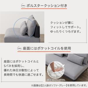 カウチソファセット 布張りタイプ(SV05 G...の詳細画像4