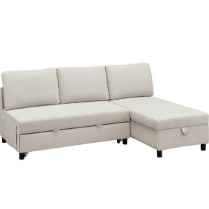 ニトリ（NITORI） 収納付きカウチソファベッド(ノアーク3 左カウチ 撥