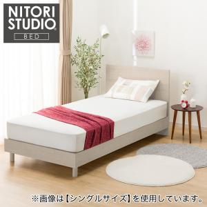 ニトリ クイーンベッドフレーム(NS-001 BK LEG/LOW すのこ