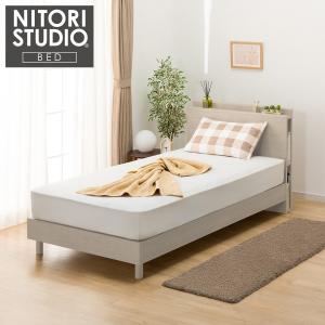 ニトリ（NITORI） シングル 棚付きすのこベッドフレーム(NS-005 LEG