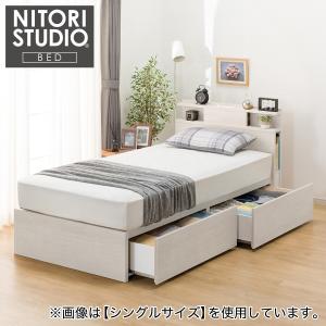 ※期間限定※ニトリ　クイーンサイズベッドフレーム(引き出し付) 楽天市場】幅171cm クイーンベッドフレーム (キエンザ) ベッド