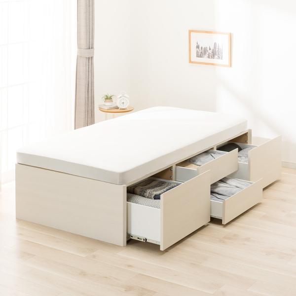 すのこシングルチェストベッドフレーム(N-ジオHL WW 40M) ニトリ