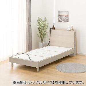 ニトリ　電動ベッド　セミダブル ニトリ（NITORI） 電動セミダブルベッドフレーム(NS002 LEG GY