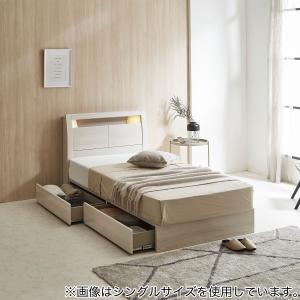 ニトリ（NITORI） シングル 大容量チェストベッド (DBR) : ニトリ