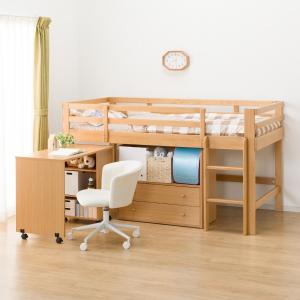 システムベッドデスク (XS01 LBR) ニトリ｜ニトリ Yahoo!店