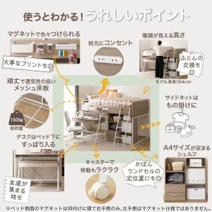 システムベッド+マットレスセット(デニッシュ0...の詳細画像4