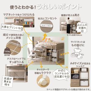 システムベッド + マットレスセット ミドルタ...の詳細画像4