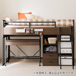 システムベッドデスク(デニッシュ01 ミドルタイプ MBR) ニトリ