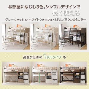 システムベッド+マットレスセット(デニッシュ0...の詳細画像3